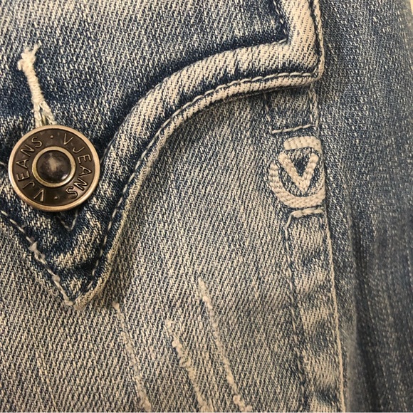 VIGOSS Womens Juniors 5 New York Boot Cut Jeans Light Wash Low Rise - Picture 12 of 14